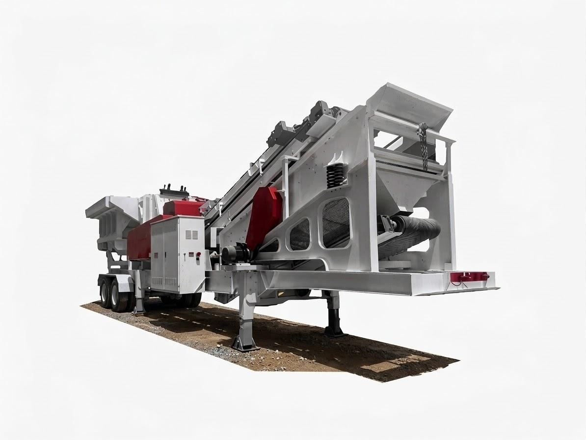 Mobile Sand Screening and Washing Machine